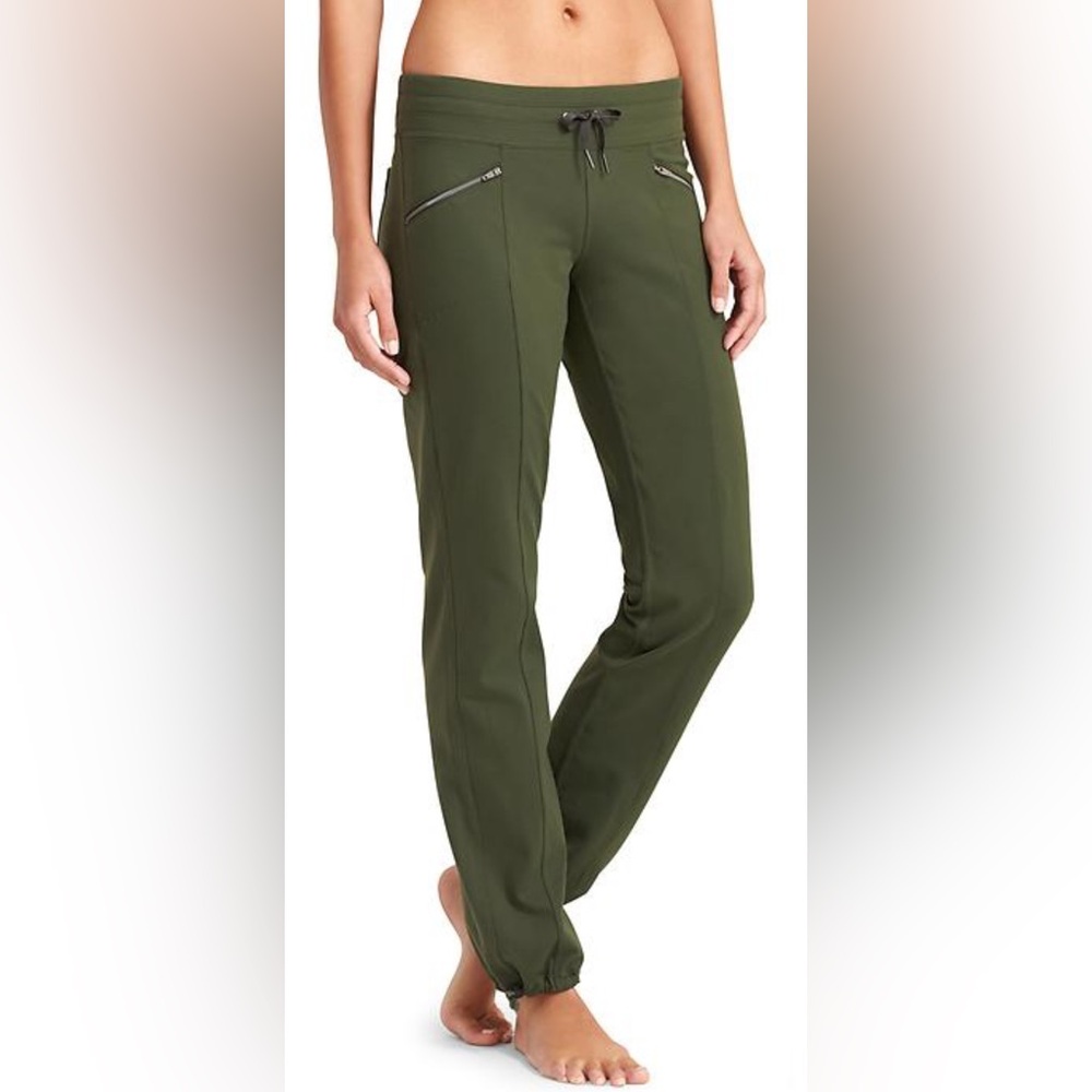 EUC Athleta Women’s Metro Slouch, Forest Green, Size Small